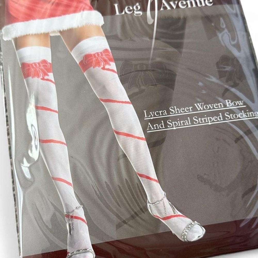 Leg Avenue Christmas Thigh High Stockings